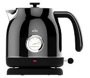 Witt Premium Retro Vattenkokare 1,5 L - Vattenkittlar Rostfritt Stål Svart