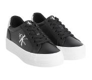 Calvin Klein Jeans Vulc Flatform Laceup Refl Trainers Svart EU 40 Kvinna