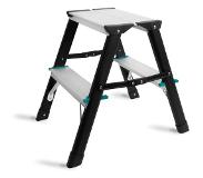 Vonroc Trappstege – 2 steg – antislip | Max. kapacitet 150kg