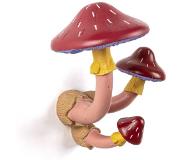 Seletti Mushroom Hängare/Krok 17,5x16 cm Röd