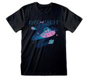Heroes Official Rick And Morty In Space Short Sleeve T-shirt Lila L Man