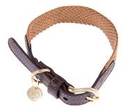 Nomad Tales Bloom halsband, caramel stl. M, B 32 mm hund