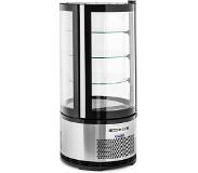Royal Catering Kylmonter - 102 L - 4 våningar - Svart / silver - Royal Catering