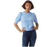 Vero Moda Doffy Short Sleeve O Neck T-shirt Blå L Kvinna
