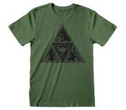 Heroes Official Nintendo Legend Of Zelda Triforce Deco Short Sleeve T-shirt Grönt M Man