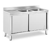 Royal Catering Diskbord - 2 diskhoar - Royal Catering - Rostfritt stål - 500 x 400 x 300 mm