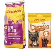 Metabo 15kg MiniDeluxe Josera torrfoder hund + 180 g Denties på köpet