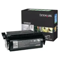 Lexmark 12A5849 svart toner hög kapacitet till etiketter (original)