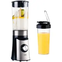 Trebs Smoothie-to-go pro drickkopp Comfortjuicer 450 ml för skola, arbete eller gym - Svart