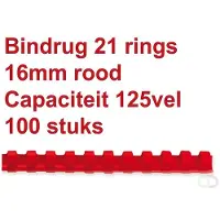 GBC Din A4 16 Mm Spiralrygg 100 Enheter
