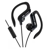 JVC HA-EBR25 - Hörlurar med mikrofon - öronknopp - montering över örat - kabelansluten - 3,5 mm kontakt - svart