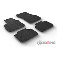 GledRing Gummimattor lampliga for BMW X1 F48 2015 TDesign 4delad monteringsklammor