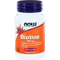 Now , Biotin, 1 000 mcg, 100 Veg Capsuler