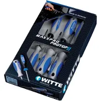 Witte Maxx Flat & Pz Skruvmejselset 6 Bitar