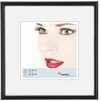 Walther design KB220H Växelram akryl Pappersformat: 20 x 20 cm (B x H) 20 cm x 20 cm Svart
