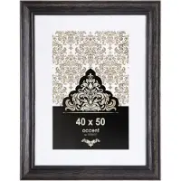 Nielsen 3241003 Växelram akryl Pappersformat: 40 x 50 cm (B x H) 40 cm x 50 cm Svart