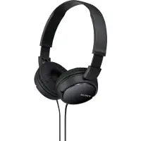 Sony MDR-ZX110 - Hovedtelefoner - on ear - kabling - 3,5 mm jackstik - sort