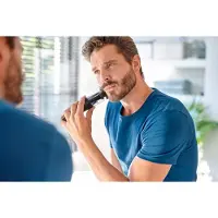 Philips Beardtrimmer series 7000 - Vacuum-system fångar upp klippta skäggstrån - BT7201/15