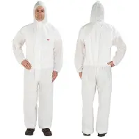 3M 4515-XL-White - Overall - engångsvara - XL - SMS-tyg - vit - PPE Category III, Type 5/6