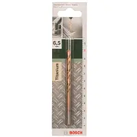 Bosch 2609255101 2609255101 HSS Metall-spiralborr 6.5 mm Total längd 101 mm TiN DIN 338 Cylinderskaft 1 st