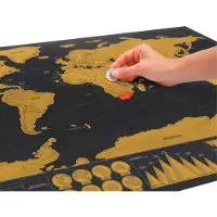Luckies Of London Scratch Map Original Deluxe