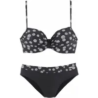 LASCANA Bikini marinblå / vit