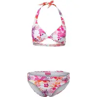 Venice beach Bikini rosa / vit