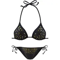 Jette Bikini guld / svart