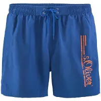 s.Oliver Badshorts royalblå / korall