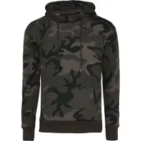 Urban Classics High Neck Camo Huvtröja