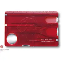 Victorinox SwissCard Nailcare translucent red - 0.7240.T