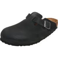 Birkenstock Boston Oiled Leather Narrow Black