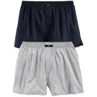 H.I.S. Boxershorts marinblå / grå