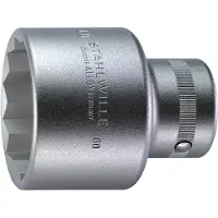 Stahlwille 60 55 06010055 Dubbelsexkant Hylsnyckelinsats 55 mm 1