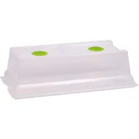 Eda Plastiques lock till upphöjd odlingslåda VEG&Table City, transparent, plast – 1 st (013924 NA/G.ANT)