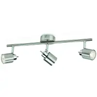 Philips Essentials Meranti tak-/väggspotlight 3 x, Utanpåliggande spotlight, GU10, 3 lampor, LED, 220-240 V, Krom