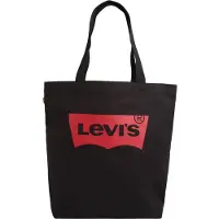 Levi's Shoppingväska 'Batwing Tote Bag' karminröd / svart
