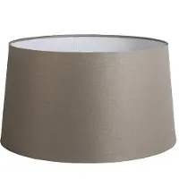 QAZQA Linneskärm Taupe 45 cm