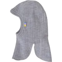 Joha Balaklava - Dubbel - Ull - Gråmelerad - - 50 cm - Balaklava - Dubbel