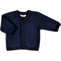 Joha Cardigan - Ull - Marinblå - - 70 - Cardigan