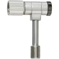 Topeak Pressuere Rite Shock Adapter Silver