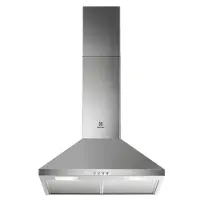 Electrolux LFC316X - Kåpa - skorsten - bredd: 59.8 cm - djup: 45 cm - utsug och återcirkulering (med extra återcirkuleringssats) - rostfritt stål