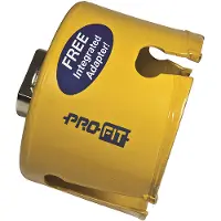 Profitec ProFit multipurpose hålsåg med adapter, 177 mm