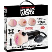 Usorteret PW Travel Trio Pump Set