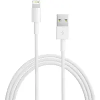 Apple Laddningskabel 2m | Lightning till USB-A | vit | original