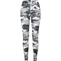 Urban Classics Leggings grå / svart / vit