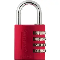 ABUS ABVS48813 Hänglås 41.5 mm Röd Kombination