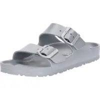 Birkenstock Sandal 'Arizona' silvergrå