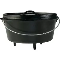 Lodge Camp Dutch Oven incl. lid L12DCO3, contents approx. 7.6 L