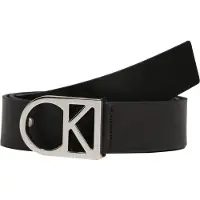 Calvin Klein Leather Logo Belt - - Black - Women - 75 Cm